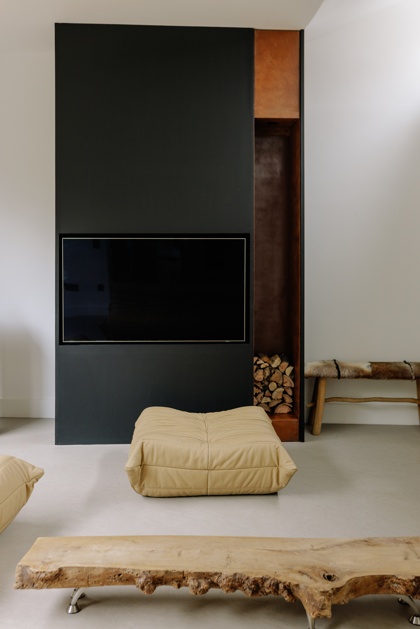 Bespoke media wall in Cramond